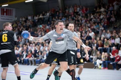 Luebbecke Germany 26 10 2018 Charity match 2018 2019 DHB Allstars vs Kreisauswahl Minden Luebbecke M Stefan Kretzschmar Kretzsche Luebbecke North Rhine Westphalia Germany Merkur Arena