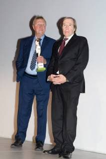 Both Walther Bensemann Award winners Günter Netzer 2013 and Horst Hrubesch 2018 Walther Bensemann Prize 2018 Nuremberg Copyright: xEIBNER RZYx EP_RZY