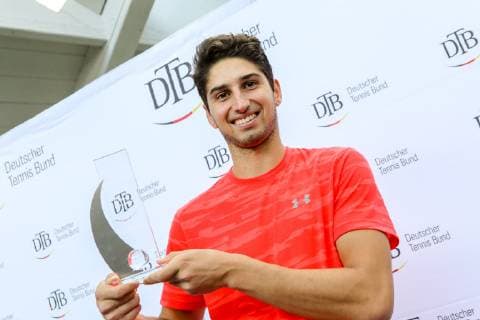 Presentation ceremony Altug Celikbilek TUR 4 winner Tennis Future Hamburg 2018 Hamburg 27 10 2018