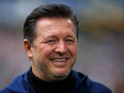 Hamburg Germany 21 10 2018 2 Bundesliga 10 Matchday Hamburger SV VfL Bochum Coach Christian Titz Hamburg laughs DeFodi502