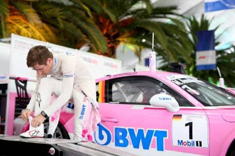 Motorsports: Porsche Mobil 1 Supercup, Mexico 2018, 1 Michael Ammermüller (D, BWT Lechner Racing) Mexico-City Mexico