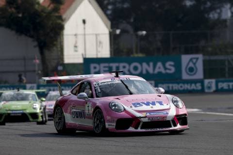 Motorsports: Porsche Mobil 1 Supercup, Mexico 2018, 1 Michael Ammermüller (D, BWT Lechner Racing) Mexico-City Mexico