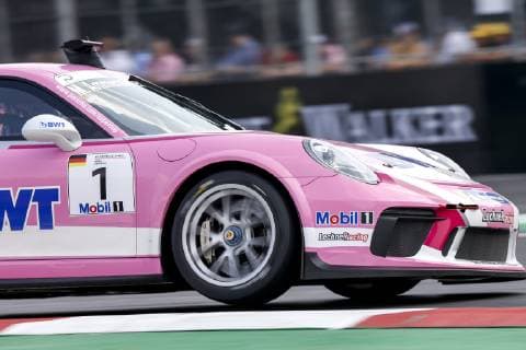 Motorsports: Porsche Mobil 1 Supercup, Mexico 2018, 1 Michael Ammermüller (D, BWT Lechner Racing) Mexico-City Mexico