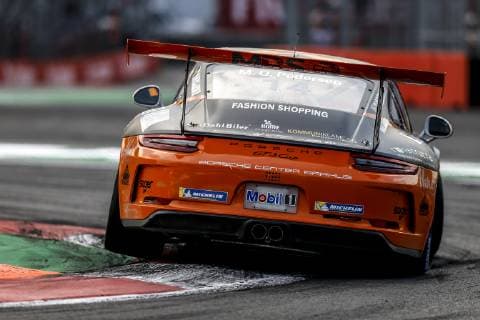 Motorsports: Porsche Mobil 1 Supercup, Mexico 2018, 14 Mikkel Overgaard Pedersen (DK, MRS GT-Racing) Mexico-City Mexico