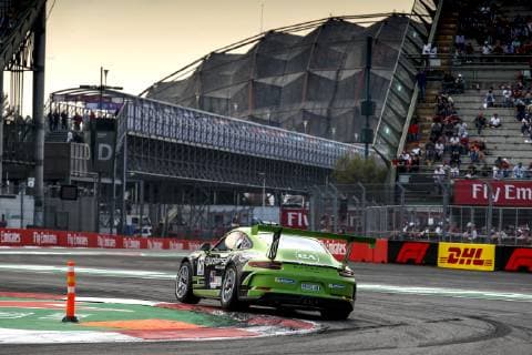Motorsports: Porsche Mobil 1 Supercup, Mexico 2018, 10 Mattia Drudi (I, Dinamic Motorsport) Mexico-City Mexico