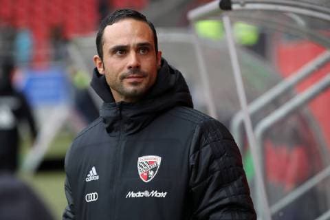 2 Bundesliga FC Ingolstadt 04 MSV Duisburg Head Coach Alexander Nouri FCI before the match 2 BL FC Ingolstadt 04 Season 2018 2019 MSV Duisburg