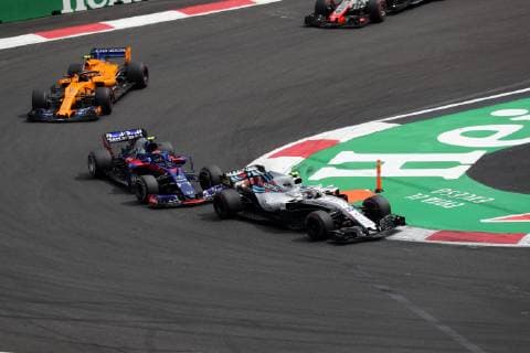 Photo4 LaPresse 28 10 2018 Mexico City,Mexico Grand Prix Formula One Mexico 2018 In the pic: Sergey Sirotkin (RUS) Williams FW41 leads Pierre Gasly (FRA) Scuderia Toro Rosso STR13  Copyright: xPhoto4 LaPressex