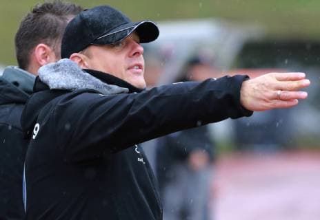 Coach Daniel Weber VfR Garching - Soccer Stars Am See Regionalliga Bayern 27 10 2018 VfR Garching TSV Buchbach