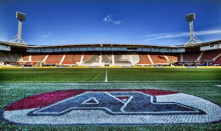 ALKMAAR , 28-10-2018 , AFAS Stadion , Dutch football , Eredivisie , season 2018 2019. Overview of AFAS Stadium before the match AZ vs Heerenveen AZ - Heerenveen  x2580228x