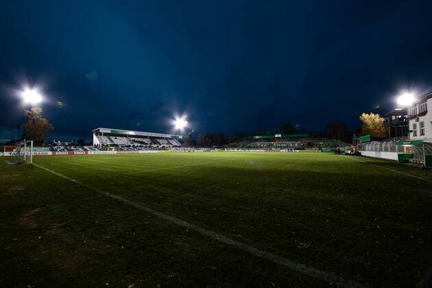 30 10 2018 xtgx Football DFB Pokal 2 Round Chemistry Leipzig SC Paderborn emspor v l Floodlight at the Alfred Kunze Sports Park DFL DFB REGULATIONS PROHIBIT ANY USE OF PHOTOGRAPHS as IMAGE SEQUENCES and or QUASI VIDEO Leipzig