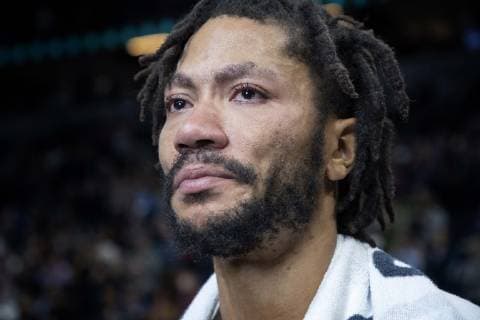 October 31, 2018 - Minneapolis, MN, USA - Derrick Rose during a postgame interview. Rose scored a career high 50 points. .... .... CARLOS GONZALEZ ¢ cgonzalez@startribune.com Minneapolis, MN - October 31, 2018, Target Center, NBA Basketball Herren USA Minnesota Timberwolves vs. Utah Jazz Minneapolis News - October 31, 2018 - ZUMAm42_ 86365124st Copyright: xCarlosxGonzalezx