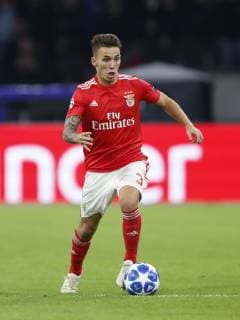 Alejandro Grimaldo of SL Benfica during the UEFA Champions League group E match between Ajax Amsterdam and SL Benfica at the Johan Cruijff Arena on October 23, 2018 in Amsterdam, The Netherlands UEFA Champions League 2018 2019 xVIxVIxImagesx xMauricexvanxSteenxIVx 12644715
