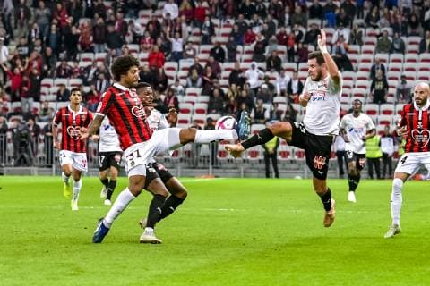 Jordan LEFORT (Amiens SC) FOOTBALL : OGC Nice vs Amiens SC - Ligue 1 Conforama - Nice - 03 11 2018 NorbertScanella Panoramic 