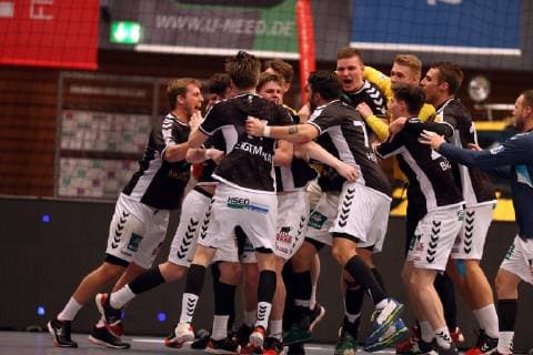 Handball Handball 3 League North 2018 2019 Handball Sports Club Hamburg vs. TSV Bayer Dormagen Team of the Handball Sports Club Hamburg Final Jubilee Sporthalle Hamburg Hamburg Hamburg