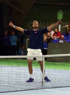 04 11 2018 Tennis ATP Challenger Cup Bauer Watertechnology Cup 2018 International German Indoor Championships Final Double DaMa Joy Jubel Kevin Krawietz GER