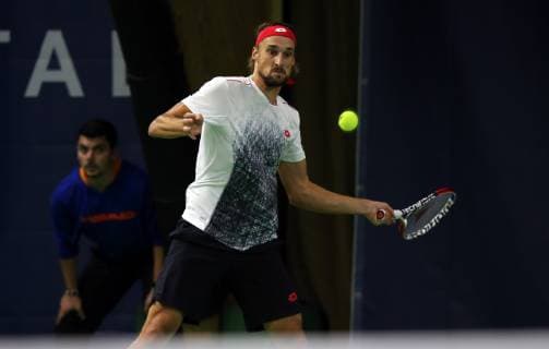 04 11 2018 Tennis ATP Challenger Cup Bauer Watertechnology Cup 2018 International German Indoor Championships Final Individual DaMa Ruben Bemelmans BEL