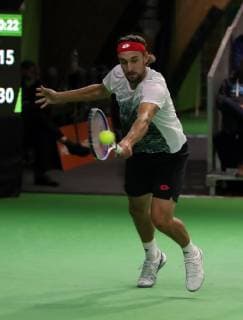 04 11 2018 Tennis ATP Challenger Cup Bauer Watertechnology Cup 2018 International German Indoor Championships Final Individual DaMa Ruben Bemelmans BEL