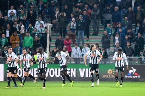 Fußball, AS St. Etienne - SCO Angers 04 MATEO PAVLOVIC (SCO) - JOIE FOOTBALL : Saint Etienne vs Angers - Ligue 1 Conforama - 04 11 2018 FEP Panoramic 