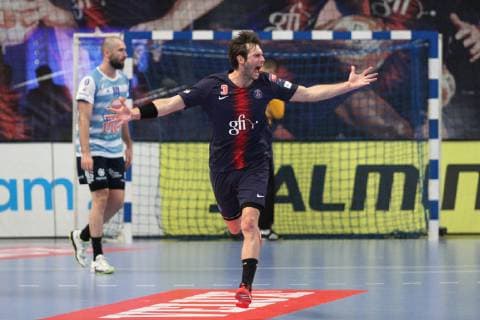 Uwe Gensheimer (Paris) HANDBALL : Velux EHF Champions League - 6eme journee - Paris Saint-Germain HB vs MOL-Pick Szeged - 04 11 2018 KevinDomas Panoramic 