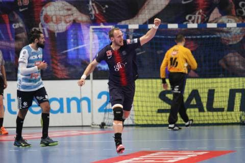 Henrik Toft Hansen (Paris) HANDBALL : Velux EHF Champions League - 6eme journee - Paris Saint-Germain HB vs MOL-Pick Szeged - 04 11 2018 KevinDomas Panoramic 
