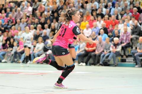 Kelly Vollebregt TusSies Metzingen 31 TusSies Metzingen Handball HBF EHF Cup Ligaspiel 04 11 2018 photo TBaur Eibner TusSies Metzingen vs VfL Oldenburg Metzingen Copyright: xEIBNER TobiasxBaurx EP_TBR