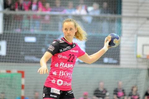 Maren Weigel TusSies Metzingen 22 TusSies Metzingen Handball HBF EHF Cup League 04 11 2018 Photo TBaur Eibner TusSies Metzingen vs VfL Oldenburg Metzingen Copyright: xEIBNER TobiasxBaurx EP_TBR