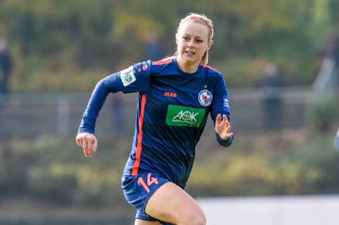 Amanda Ilestedt Potsdam 14 Portrait Portrait Football Allianz Women Bundesliga Borussia Mönchengladbach Turbine Potsdam DFB REGULATIONS PROHIBIT ANY USE OF PHOTOGRAPHS AS IMAGE SEQUENCES AND OR QUASI VIDEO xmhx