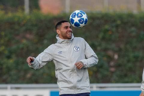 05 11 2018 Football Season 2018 2019 Champions League 4 Matchday Press Conference Final Training FC Schalke 04 Omar Mascarell FC Schalke 04 Gelsenkirchen Veltins Arena NRW Germany