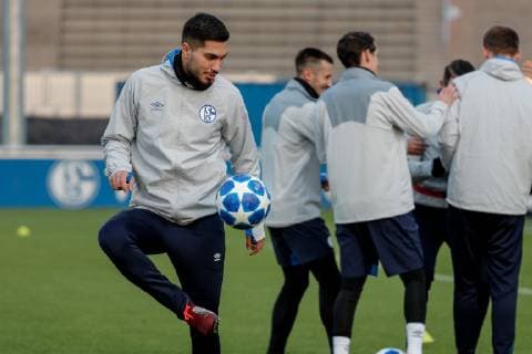 05 11 2018 Football Season 2018 2019 Champions League 4 Matchday Press Conference Final Training FC Schalke 04 Suat Serdar FC Schalke 04 Gelsenkirchen Veltins Arena NRW Germany