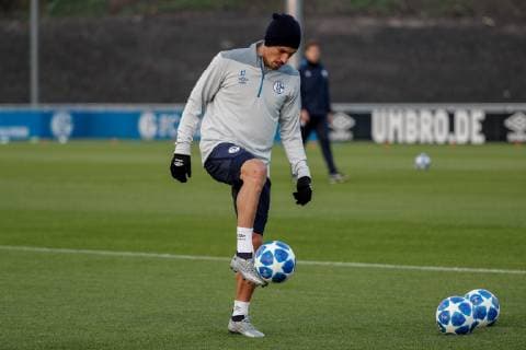 05 11 2018 Football season 2018 2019 Champions League 4 matchday press conference final training FC Schalke 04 Benjamin STAMBOULI FC Schalke 04 Gelsenkirchen Veltins Arena NRW Germany