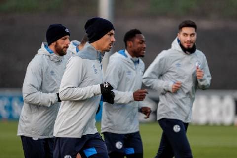 05 11 2018 Football season 2018 2019 Champions League 4 matchday press conference final training FC Schalke 04 Benjamin STAMBOULI FC Schalke 04 Gelsenkirchen Veltins Arena NRW Germany