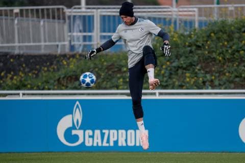 05 11 2018 Football Season 2018 2019 Champions League 4 Matchday Press Conference Final Training FC Schalke 04 Ralf Fährmann FC Schalke 04 Gelsenkirchen Veltins Arena NRW Germany