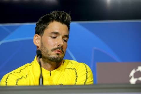 Roman Buerki Borussia Dortmund 1 press conference Atletico Madrid vs. Borussia Dortmund Football Champions League Group Phase 05 11 2018 press conference Atletico Madrid vs. Borussia Dortmund Football Champions League Group Phase 05 11 2018 Madrid Copyright: xLanger Eibner-Pressefotox EP_HLR