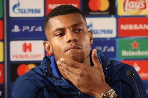 Club s Wesley Moraes pictured during a press conference PK Pressekonferenz of Belgian soccer team Club Brugge KV in the Principality of Monaco, Monday 05 November 2018. Tomorrow Club will meet AS Monaco on day four of the UEFA Champions League, in group A. BRUNOxFAHY  x05462141x