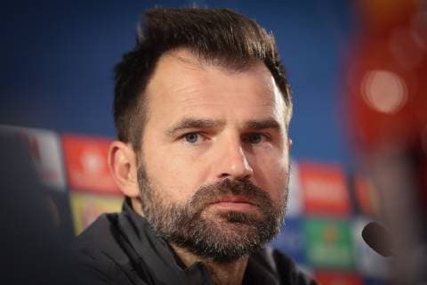 Club Brugge s head coach Ivan Leko pictured during a press conference PK Pressekonferenz of Belgian soccer team Club Brugge KV in the Principality of Monaco, Monday 05 November 2018. Tomorrow Club will meet AS Monaco on day four of the UEFA Champions League, in group A. BRUNOxFAHY  x05462144x