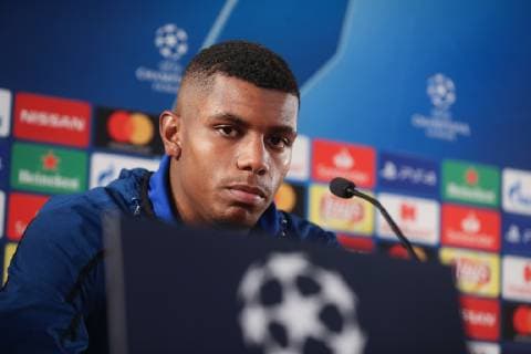 Club s Wesley Moraes pictured during a press conference PK Pressekonferenz of Belgian soccer team Club Brugge KV in the Principality of Monaco, Monday 05 November 2018. Tomorrow Club will meet AS Monaco on day four of the UEFA Champions League, in group A. BRUNOxFAHY  x05462151x