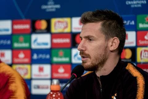 05 11 2018 Football Season 2018 2019 Champions League 4 Matchday Press Conference Final Training Galatasaray Istanbul Serdar Aziz Galatasaray Istanbul Gelsenkirchen Veltins Arena NRW Germany