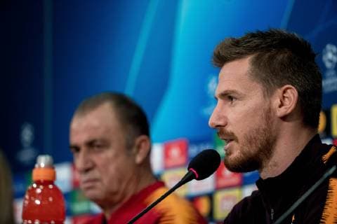 05 11 2018 Football Season 2018 2019 Champions League 4 Matchday Press Conference Final Training Galatasaray Istanbul Serdar Aziz Galatasaray Istanbul Gelsenkirchen Veltins Arena NRW Germany