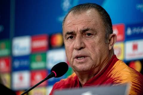 05 11 2018 Football Season 2018 2019 Champions League 4 Matchday Press Conference Final Training Galatasaray Istanbul Head Coach Fatih Terim Galatasaray Istanbul Gelsenkirchen Veltins Arena NRW Germany
