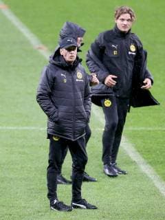 Coach Lucien Favre Borussia Dortmund Training Atletico Madrid vs. Borussia Dortmund Football Champions League Group Phase 05 11 2018 Training Atletico Madrid vs. Borussia Dortmund Football Champions League Group Phase 05 11 2018 Madrid Copyright: xLanger Eibner-Pressefotox EP_HLR