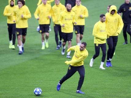 Paco Alcacer Borussia Dortmund 9 Training Atletico Madrid vs. Borussia Dortmund Football Champions League Group Phase 05 11 2018 Training Atletico Madrid vs. Borussia Dortmund Football Champions League Group Phase 05 11 2018 Madrid Copyright: xLanger Eibner-Pressefotox EP_HLR