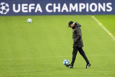 Coach Lucien Favre Borussia Dortmund Training Atletico Madrid vs. Borussia Dortmund Football Champions League Group Phase 05 11 2018 Training Atletico Madrid vs. Borussia Dortmund Football Champions League Group Phase 05 11 2018 Madrid Copyright: xLanger Eibner-Pressefotox EP_HLR