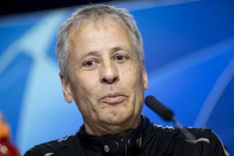 Borussia Dortmund coach Lucien Favre during press conference PK Pressekonferenz the day before UEFA Champions League match between Atletico de Madrid and Borussia Dortmund at Wanda Metropolitano in Madrid, Spain.November 05, 2018.  (4698010)
