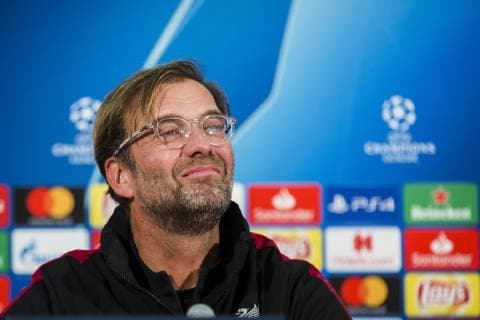 5th November 2018, Rajko Mitic Stadium, Belgrade, Serbia; UEFA Champions League football, Red Star Belgrade versus Liverpool, training and press conference PK Pressekonferenz Head Coach Jurgen Klopp of Liverpool faces the mediaHead Coach Jurgen Klopp of Liverpool faces the media  ActionPlus12076687 NikolaxKrstic