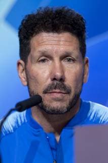 Atletico de Madrid coach Diego Pablo Simeone during press conference PK Pressekonferenz the day before UEFA Champions League match between Atletico de Madrid and Borussia Dortmund at Wanda Metropolitano in Madrid, Spain.November 05, 2018.  (4985066)