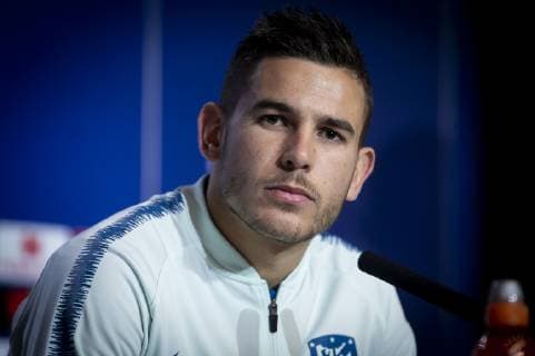 Atletico de Madrid Lucas Hernandez during press conference PK Pressekonferenz the day before UEFA Champions League match between Atletico de Madrid and Borussia Dortmund at Wanda Metropolitano in Madrid, Spain.November 05, 2018.  (4879042)