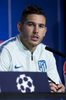 Atletico de Madrid Lucas Hernandez during press conference PK Pressekonferenz the day before UEFA Champions League match between Atletico de Madrid and Borussia Dortmund at Wanda Metropolitano in Madrid, Spain.November 05, 2018.  (4886043)