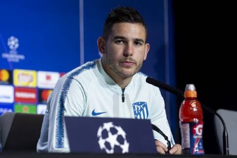 Atletico de Madrid Lucas Hernandez during press conference PK Pressekonferenz the day before UEFA Champions League match between Atletico de Madrid and Borussia Dortmund at Wanda Metropolitano in Madrid, Spain.November 05, 2018.  (4892045)
