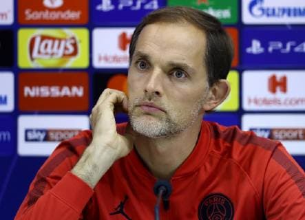 November 5, 2018 - Naples, Italy - Psg press conference PK Pressekonferenz : UEFA Champions League .Paris Saint-Germain manager Thomas Tuchel at San Paolo Stadium in Naples, Italy on November 5, 2018. Psg Press Conference  - ZUMAn230 20181105_zaa_n230_259 Copyright: xMatteoxCiambellix