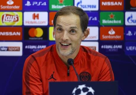 November 5, 2018 - Naples, Italy - Psg press conference PK Pressekonferenz : UEFA Champions League .Paris Saint-Germain manager Thomas Tuchel at San Paolo Stadium in Naples, Italy on November 5, 2018. Psg Press Conference  - ZUMAn230 20181105_zaa_n230_262 Copyright: xMatteoxCiambellix